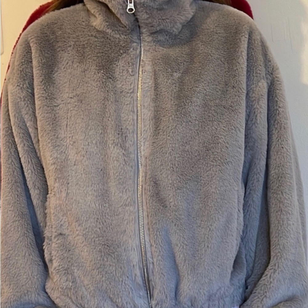 NWT Nordstrom Teddy bear bumper oversized jacket for women XS size - Picture 12 of 14